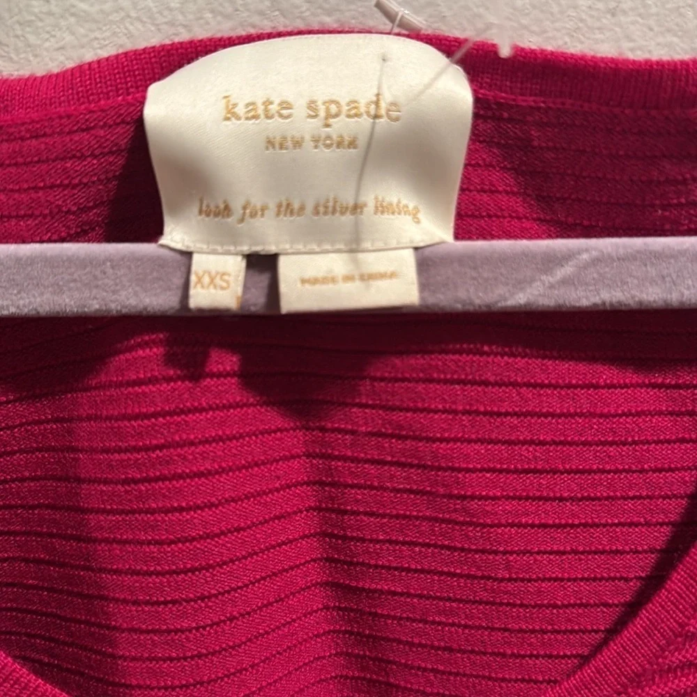 Kate Spade Fuchsia Sleeveless Knit Dress XXS
